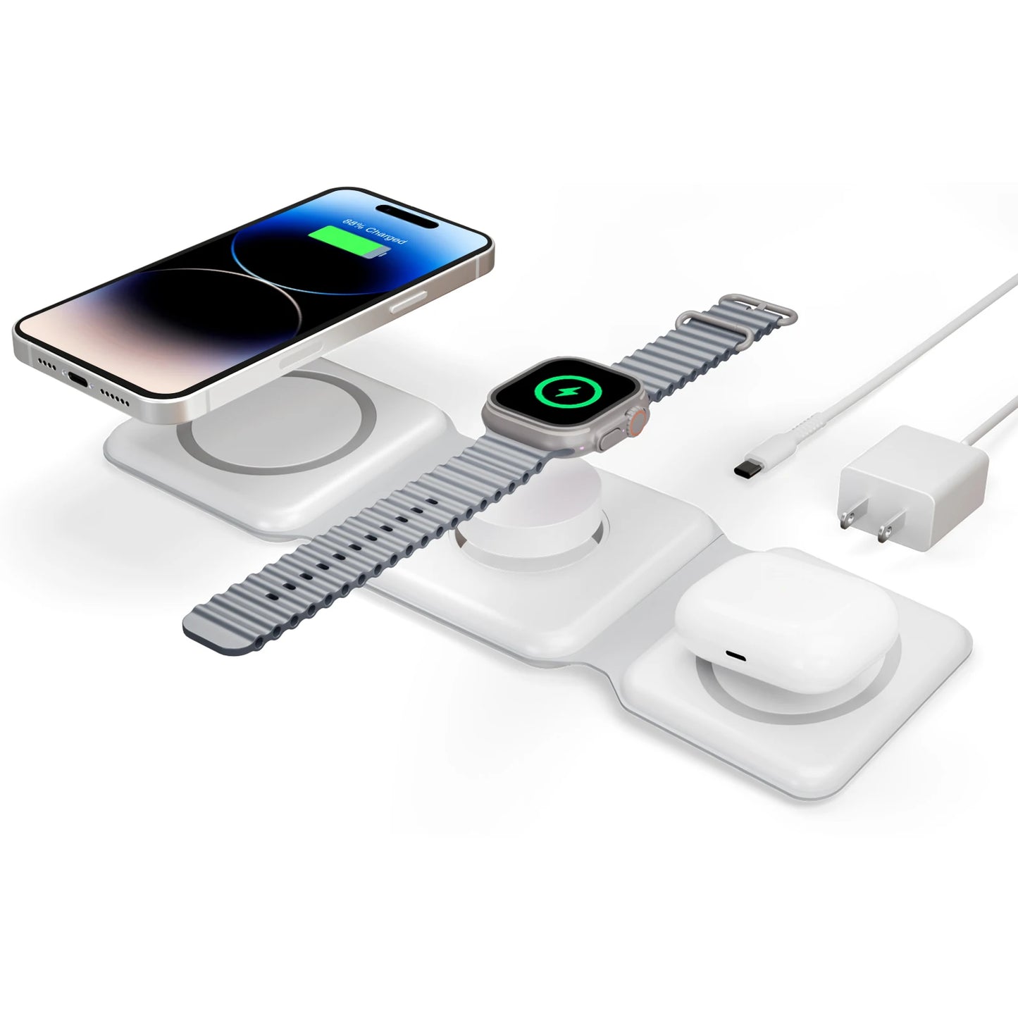 The VoltDock Magnetic Wireless Charger (Iphones 12-16)