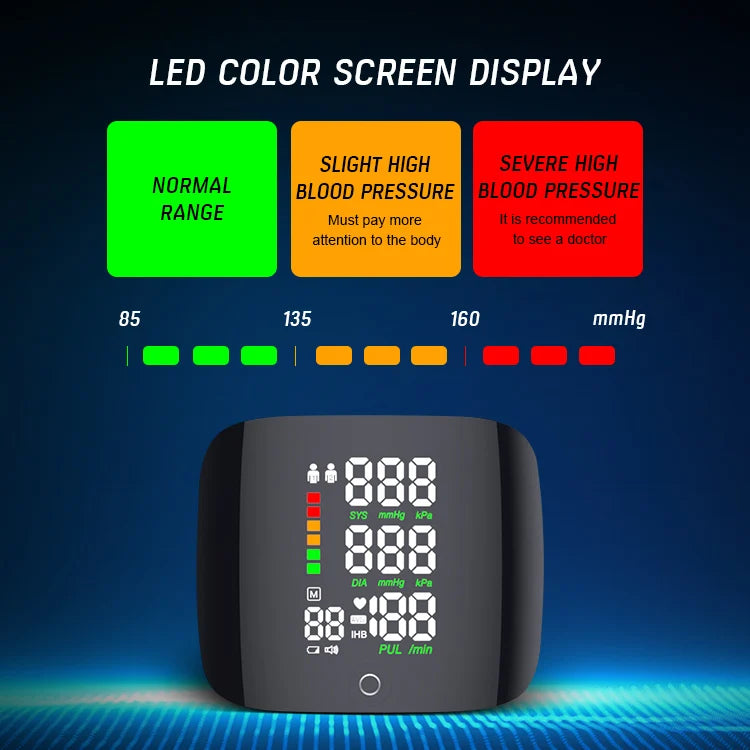 The Recharable VitalPulse Blood Pressure Monitor
