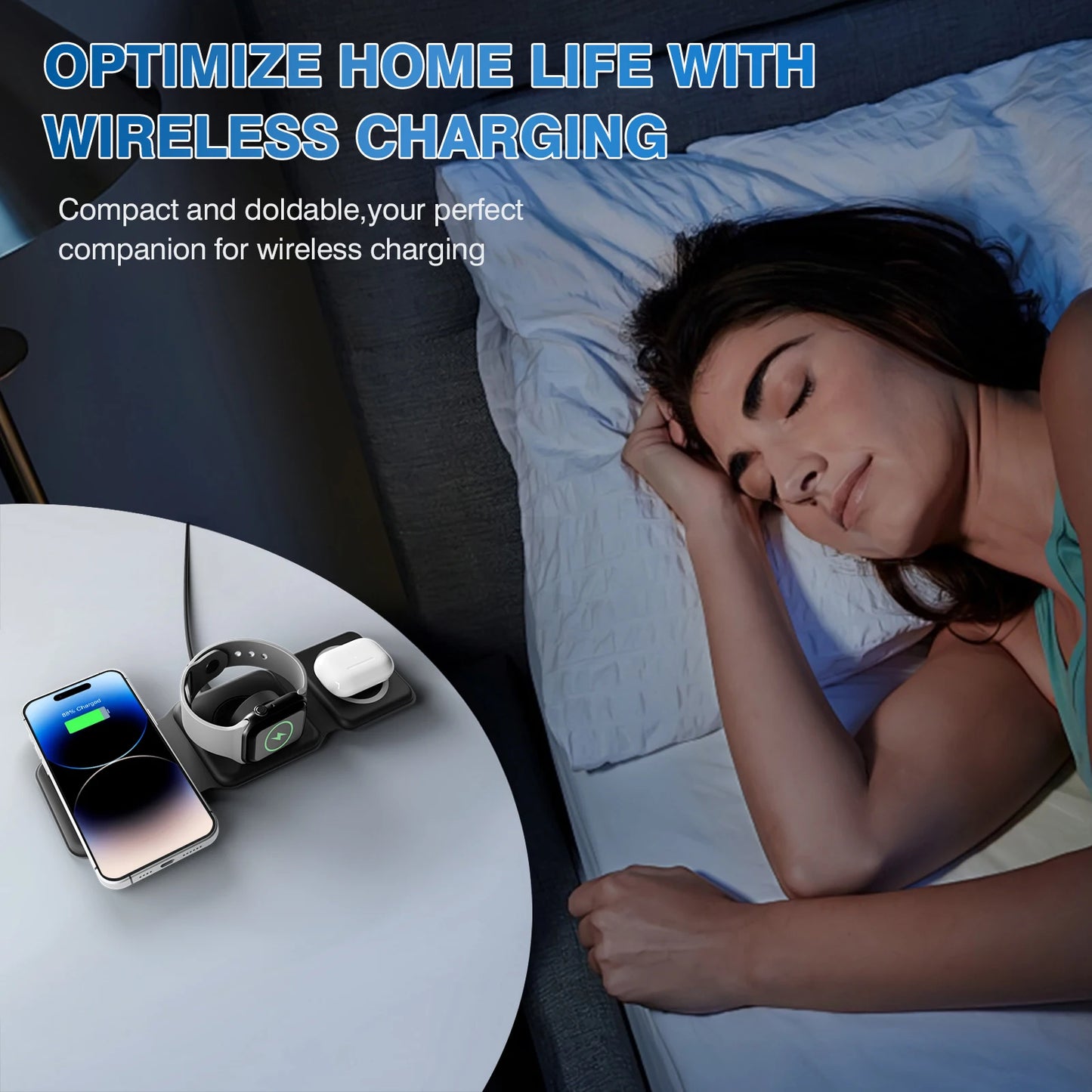 The VoltDock Magnetic Wireless Charger (Iphones 12-16)