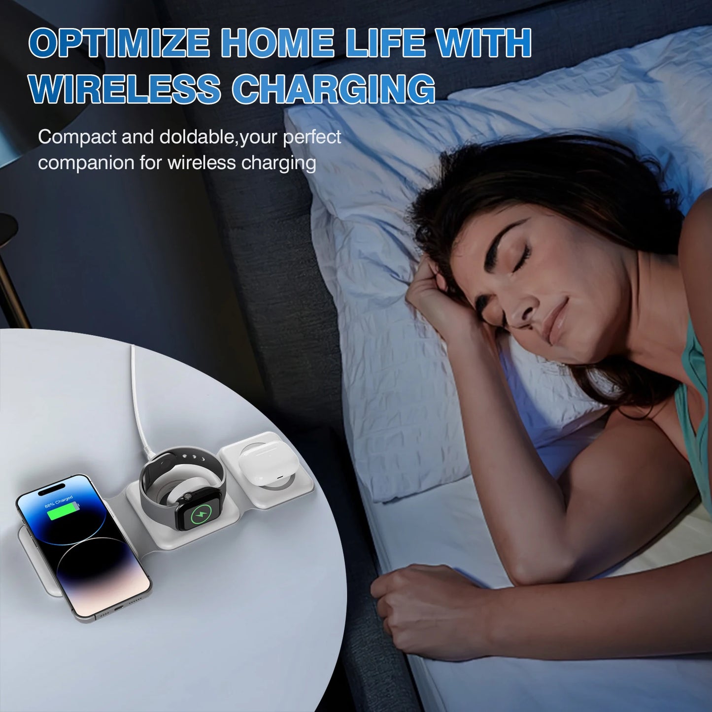 The VoltDock Magnetic Wireless Charger (Iphones 12-16)