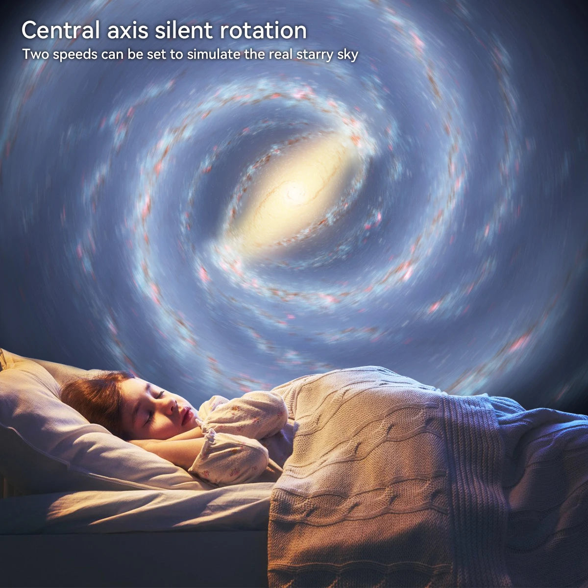 LED Star Projector Planetarium Galaxy Projector for Bedroom USB Powered Starry Sky Night Light with Replaceable 12 Galaxy Discs